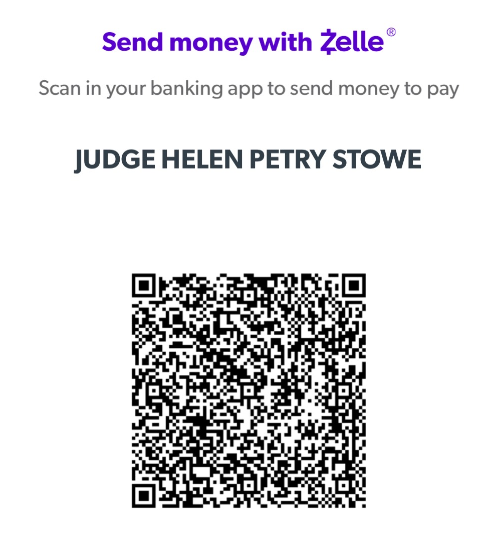 Zelle info for Judge Helen Petry Stowe Campaign